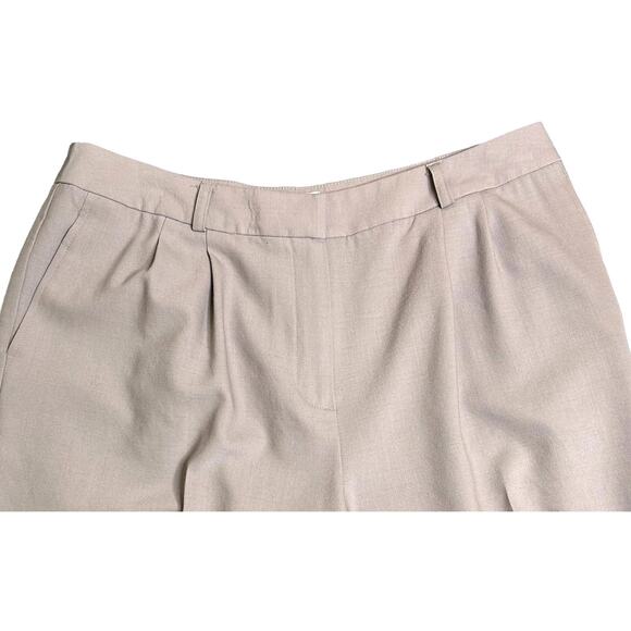 Talbots Petites Light Gray Wool Lycra High Rise Dress Pants Trousers - Picture 2 of 9